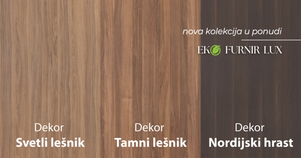 eko furnir lux kolekcija sobnih vrata - dostupni dekori