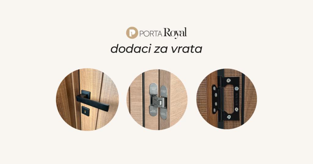 Različiti modeli kvaka za sobna vrata u modernom enterijeru