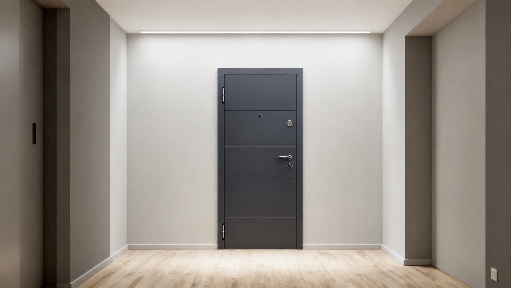 Sigurnosna vrata za apartman u hodniku objekta
